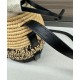 Miglior sito Replica Borsa a tracolla rafia Loewe Nero Imitazioni Outlet Online