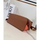 Miglior sito Replica Borsa Loewe piccola Puzzle Edge Landscape in pelle di vitello nappa Caffè Imitazioni Outlet Online