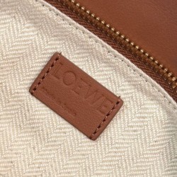 Miglior sito Replica Borsa Loewe piccola Puzzle Edge Landscape in pelle di vitello nappa Caffè Imitazioni Outlet Online