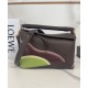 Miglior sito Replica Borsa Loewe piccola Puzzle Edge Landscape in pelle di vitello nappa Caffè scuro Imitazioni Outlet Online