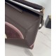 Miglior sito Replica Borsa Loewe piccola Puzzle Edge Landscape in pelle di vitello nappa Caffè scuro Imitazioni Outlet Online