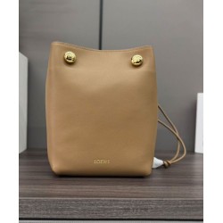 Miglior sito Replica Borse Loewe Pebble Pouch Albicocca Imitazioni Outlet Online