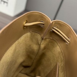 Miglior sito Replica Borse Loewe Pebble Pouch Albicocca Imitazioni Outlet Online