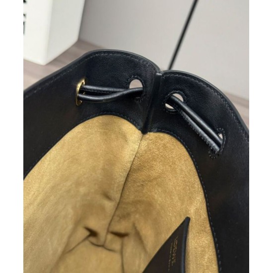 Miglior sito Replica Borse Loewe Pebble Pouch Nero Imitazioni Outlet Online
