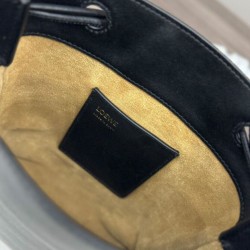 Miglior sito Replica Borse Loewe Pebble Pouch Nero Imitazioni Outlet Online