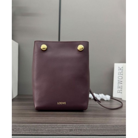 Miglior sito Replica Borse Loewe Pebble Pouch Malva Imitazioni Outlet Online