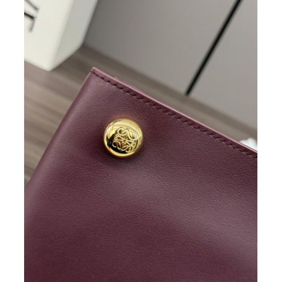 Miglior sito Replica Borse Loewe Pebble Pouch Malva Imitazioni Outlet Online