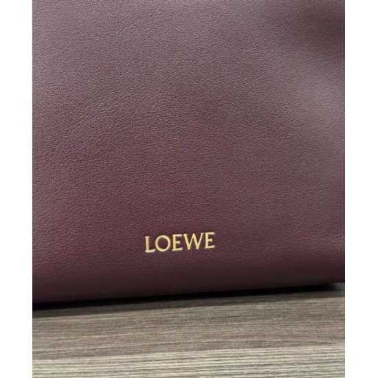 Miglior sito Replica Borse Loewe Pebble Pouch Malva Imitazioni Outlet Online