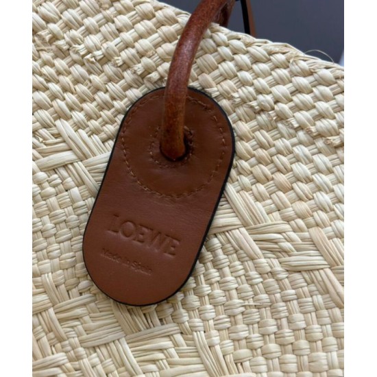 Miglior sito Replica Borsa a cestino Loewe Large Anagram Caffè Imitazioni Outlet Online