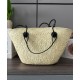 Miglior sito Replica Borsa a cestino Loewe Large Anagram nera Imitazioni Outlet Online