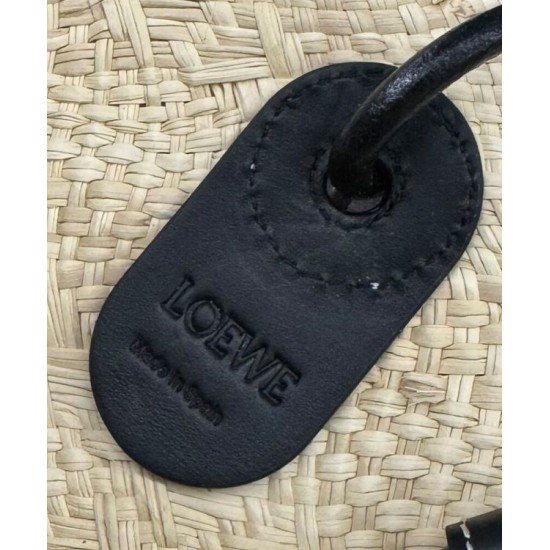 Miglior sito Replica Borsa a cestino Loewe Large Anagram nera Imitazioni Outlet Online