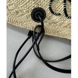 Miglior sito Replica Borsa a cestino Loewe Large Anagram nera Imitazioni Outlet Online
