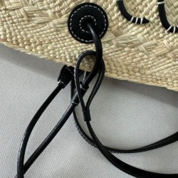 Miglior sito Replica Borsa a cestino Loewe Large Anagram nera Imitazioni Outlet Online