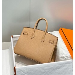 Miglior sito Replica Borse Hermes Birkin 25cm/30cm Camel Clemence hardware dorato Imitazioni Outlet Online