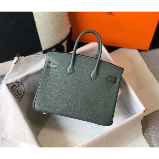 Miglior sito Replica Borse Hermes Birkin 25cm/30cm Verde mandorla Clemence hardware dorato Imitazioni Outlet Online