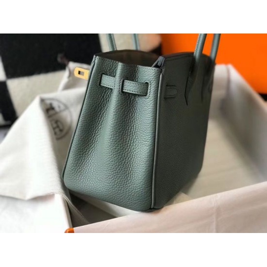 Miglior sito Replica Borse Hermes Birkin 25cm/30cm Verde mandorla Clemence hardware dorato Imitazioni Outlet Online