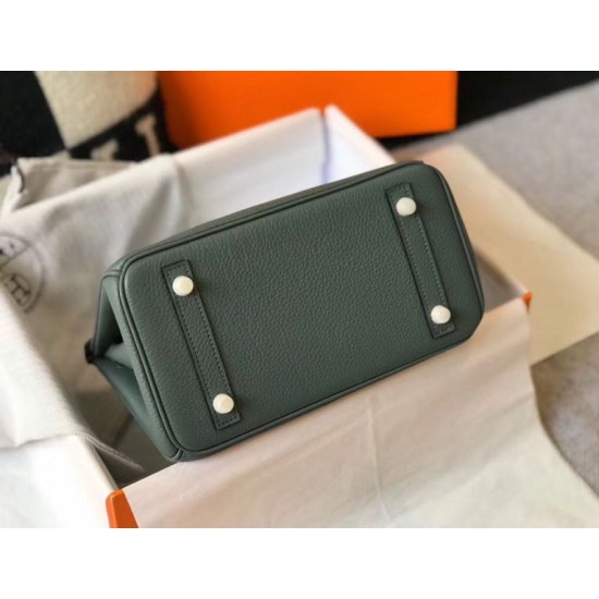 Miglior sito Replica Borse Hermes Birkin 25cm/30cm Verde mandorla Clemence hardware dorato Imitazioni Outlet Online
