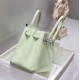 Miglior sito Replica Borse Hermes Birkin 25cm/30cm verde chiaro Clemence hardware argento Imitazioni Outlet Online