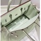 Miglior sito Replica Borse Hermes Birkin 25cm/30cm verde chiaro Clemence hardware argento Imitazioni Outlet Online