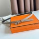 Miglior sito Replica Cintura reversibile Hermes Ancre 13MM donna Epsom Grigio Imitazioni Outlet Online