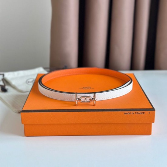 Miglior sito Replica Cintura reversibile Hermes Ancre 13MM donna Epsom Arancia Imitazioni Outlet Online