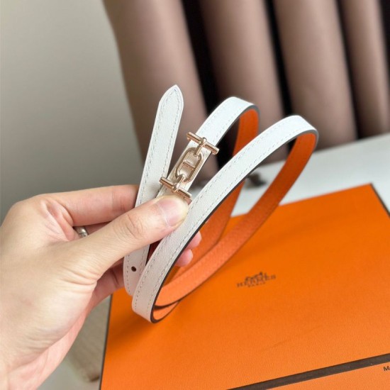 Miglior sito Replica Cintura reversibile Hermes Ancre 13MM donna Epsom Arancia Imitazioni Outlet Online