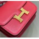 Miglior sito Replica Borsa Hermes Constance MM 24cm Rossa Epsom Imitazioni Outlet Online
