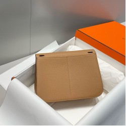 Miglior sito Replica Borsa Hermes Halzan 25 cammello scuro clemence Imitazioni Outlet Online