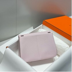 Miglior sito Replica Borsa Hermes Halzan 25 viola chiaro clemence Imitazioni Outlet Online