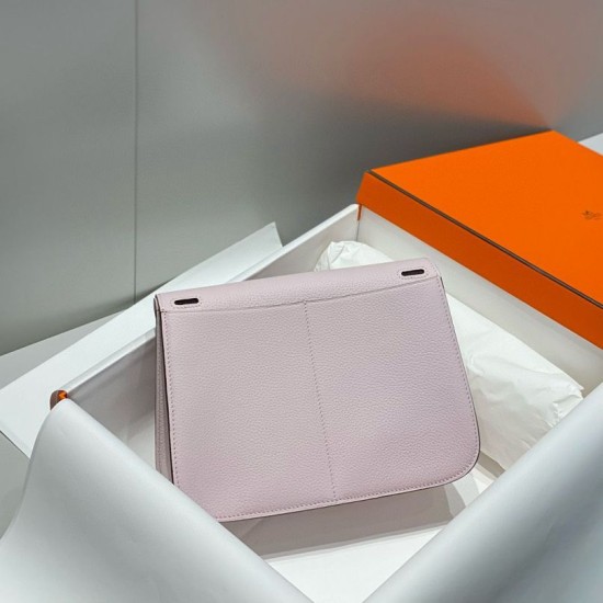 Miglior sito Replica Borsa Hermes Halzan 25 viola chiaro clemence Imitazioni Outlet Online