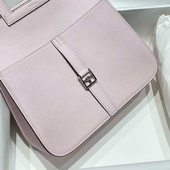 Miglior sito Replica Borsa Hermes Halzan 25 viola chiaro clemence Imitazioni Outlet Online
