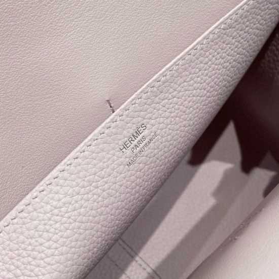 Miglior sito Replica Borsa Hermes Halzan 25 viola chiaro clemence Imitazioni Outlet Online