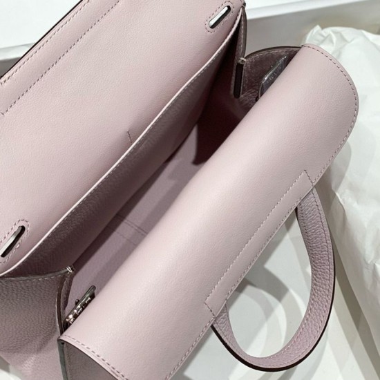 Miglior sito Replica Borsa Hermes Halzan 25 viola chiaro clemence Imitazioni Outlet Online