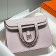 Miglior sito Replica Borsa Hermes Halzan 25 viola chiaro clemence Imitazioni Outlet Online