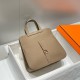 Miglior sito Replica Borse Hermes Halzan 25 marrone grigiastro clemence Imitazioni Outlet Online
