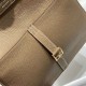 Miglior sito Replica Borse Hermes Halzan 25 marrone grigiastro clemence Imitazioni Outlet Online