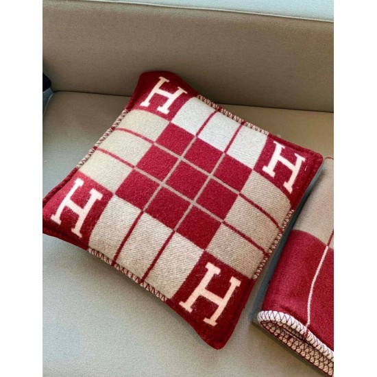 Miglior sito Replica Cuscino Hermes Avalon III piccolo Rosso Imitazioni Outlet Online