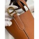 Miglior sito Replica Borsa Hermes In The Loop 18 fatta a mano Clemence marrone Imitazioni Outlet Online