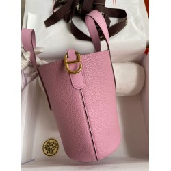 Miglior sito Replica Borsa Hermes In The Loop 18 fatta a mano Clemence Rosa Imitazioni Outlet Online