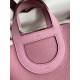 Miglior sito Replica Borsa Hermes In The Loop 18 fatta a mano Clemence Rosa Imitazioni Outlet Online