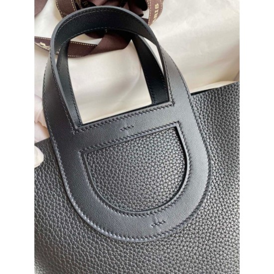 Replica Borsa Hermes In The Loop 18 fatta a mano Clemence nera False Online Miglior sito Replica Borsa Hermes In The Loop 18 fatta a mano Clemence nera Imitazioni Outlet Online