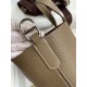 Miglior sito Replica Borsa Hermes In The Loop 18 fatta a mano Clemence Grigio Imitazioni Outlet Online