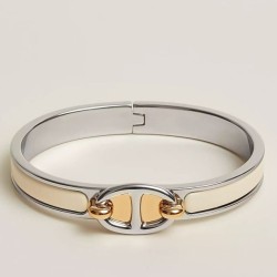 Miglior sito Replica Bracciale Hermes Mini Clic Chaine d'Ancre Crema Imitazioni Outlet Online