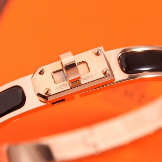 Miglior sito Replica Bracciale Hermes Mini Clic Kelly nero Imitazioni Outlet Online