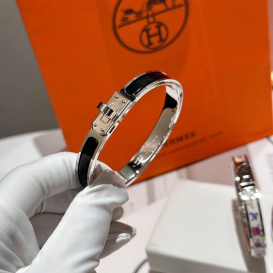 Miglior sito Replica Bracciale Hermes Mini Clic Kelly nero Imitazioni Outlet Online