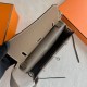 Miglior sito Replica Borsa Hermes Jypsiere Mini fatta a mano in pelle di vitello color talpa Imitazioni Outlet Online