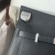 Miglior sito Replica Borse Hermes Jypsiere 28 fatta a mano nera Clemence Imitazioni Outlet Online