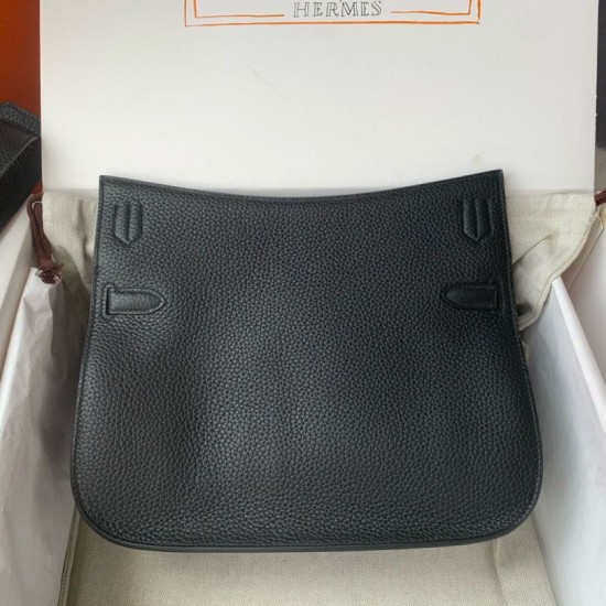 Miglior sito Replica Borse Hermes Jypsiere 28 fatta a mano nera Clemence Imitazioni Outlet Online