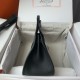 Miglior sito Replica Borse Hermes Jypsiere 28 fatta a mano nera Clemence Imitazioni Outlet Online