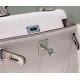 Miglior sito Replica Borsa Hermes Kelly 20cm/25cm malva pallido Clemence hardware argento Imitazioni Outlet Online